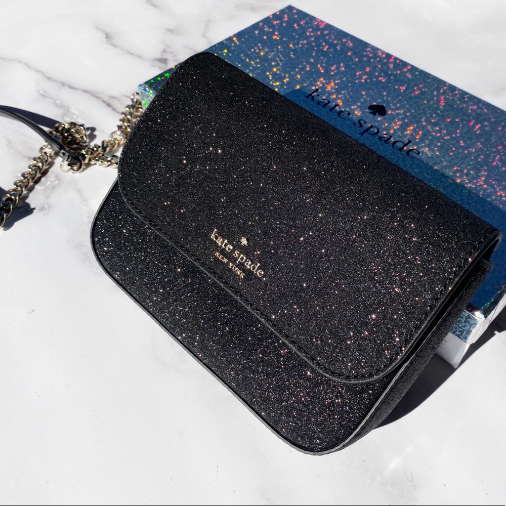 NewInBox💞Kate Spade Glitter Belt Bag/Crossbody - Picture 1 of 7
